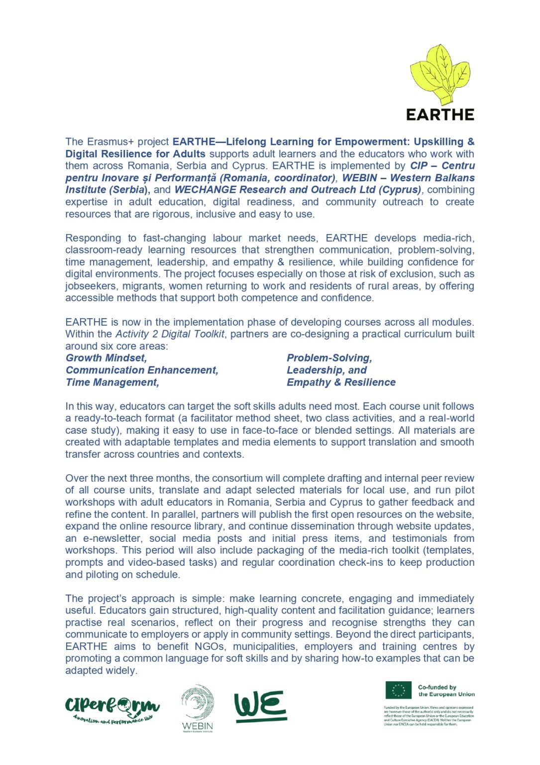EARTHE - Newsletter 1_page-0002