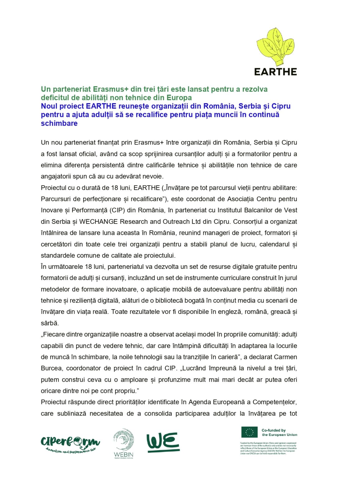 EARTHE - Press Release 1 - RO_page-0002