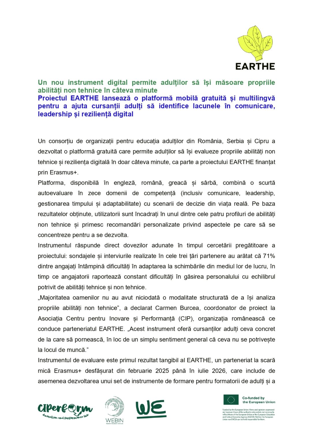 EARTHE - Press Release 3 - RO_page-0002