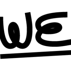 We - No back black text
